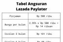 Tabel Angsuran Lazada PayLater (2022) Syarat dan Ketentuan