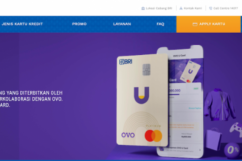 Bunga Kartu Kredit OVO U Card untuk Belanja dan Tarik Tunai