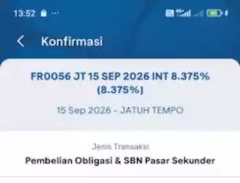Pengalaman Investasi Obligasi SBN ORI Online di myBCA BCA