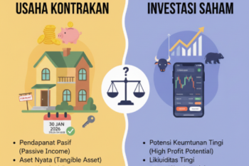 Usaha Kos Kosan Kontrakan vs Investasi Saham, Mana Pilihan Terbaik Bua