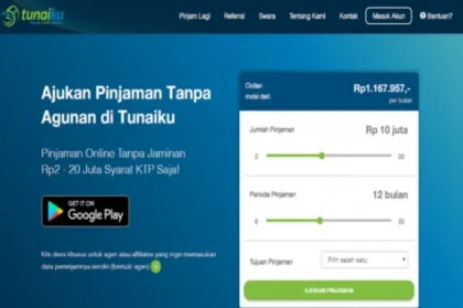 Tunaiku Aplikasi Pinjaman Online Tanpa Jaminan Bank Amar