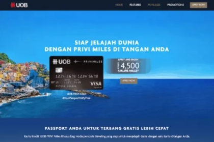 10 Kartu Kredit Travel Terbaik Perjalanan (Mile Mileage, Bonus, Airpor