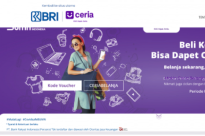Bunga Cicilan BRI Ceria adalah 2 Persen Flat (2023)