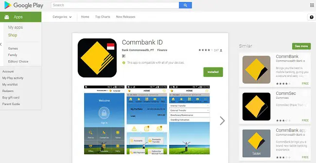 download aplikasi mobile Commbank