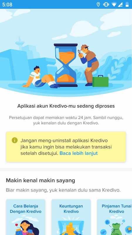 Pengajuan Pinjaman Diproses Kredivo