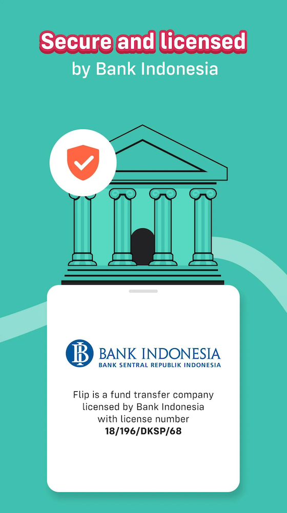 Apakah Flip Aman, Terdaftar di OJK Bank Indonesia