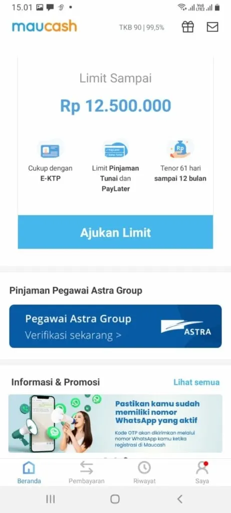 Aplikasi Maucash Pinjaman Online Download di Apps Store
