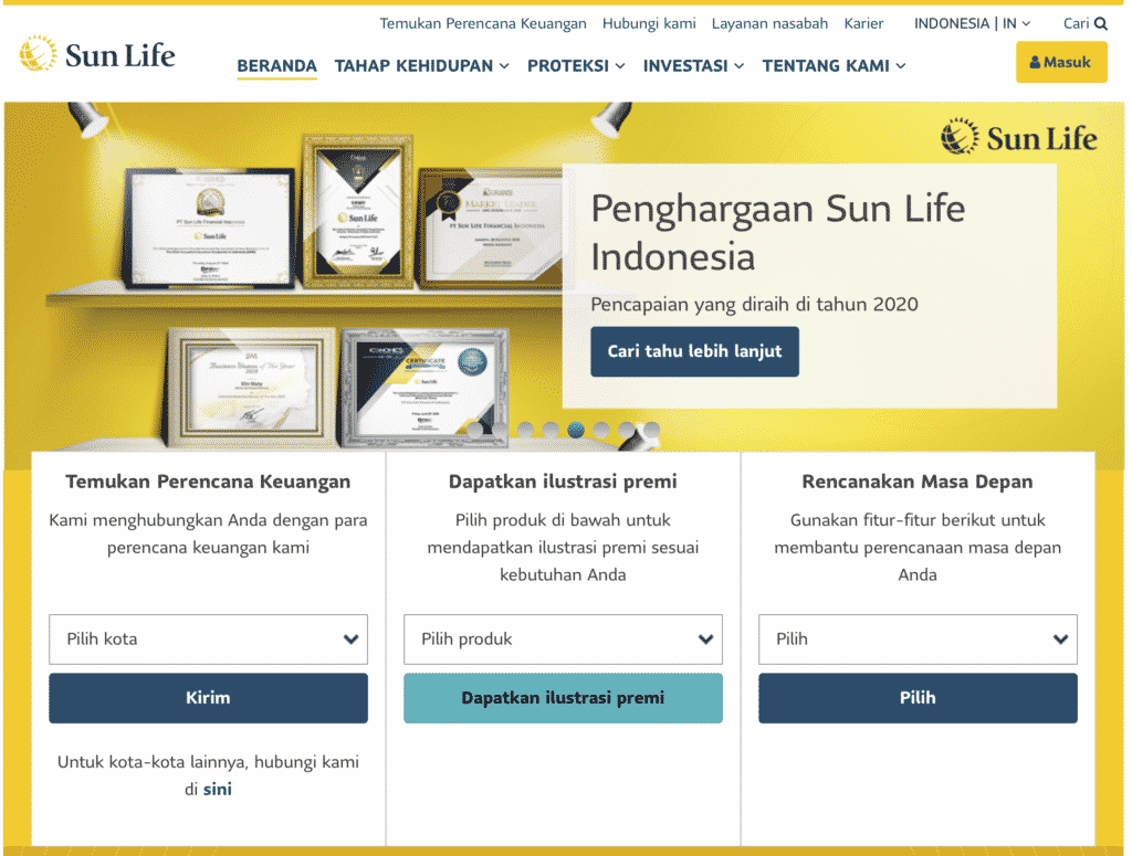 Asuransi Online SunLife 