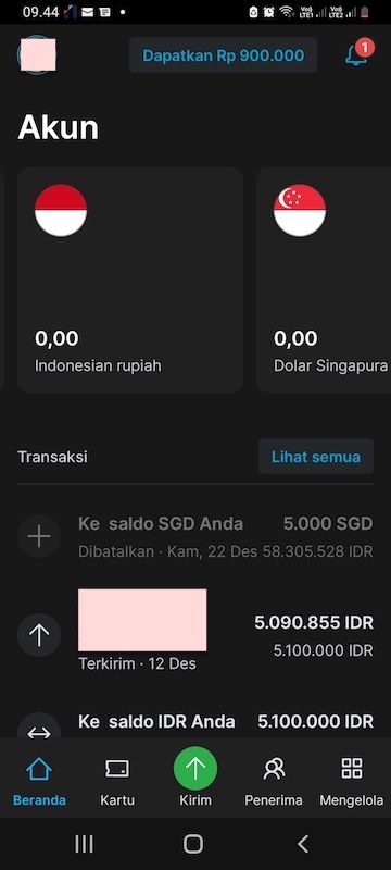 Buka Rekening IDR Rupiah di Wise