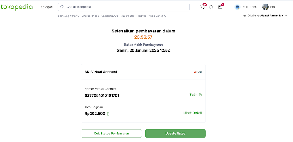 Cara Top Up E Toll Mandiri dengan BNI