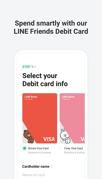 Debit Card Line