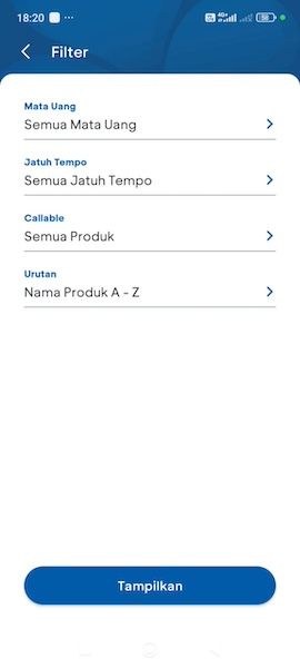 Filter Pemilihan Kriteria Obligasi di BCA