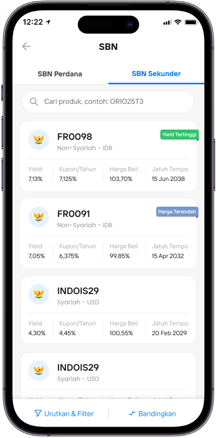 Monitor Kepemilikan Obligasi di Livin