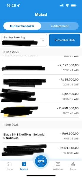 Potongan Biaya yang Kadang Gak jelas di Aplikasi BRIMO