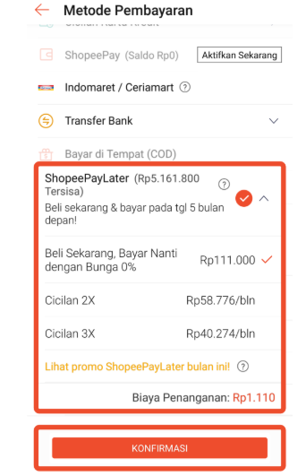 Shopee PayLater Pinjaman Online