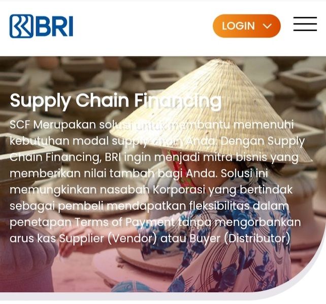 Supply Chain Financing Bank BRI