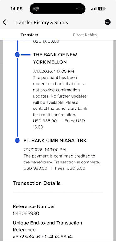 Uang WD di broker IBKR masuk ke rekening di Indonesia 