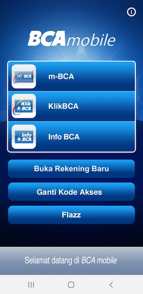 Aplikasi BCA Mobile