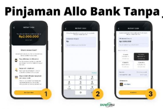 Pinjaman Allo Bank Tanpa Jaminan Online | Fitur Instant Cash Tarik Tun