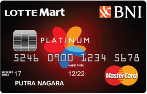 Kartu Kredit BNI Lottemart Card