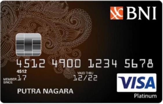 Kartu Kredit BNI VISA Platinum