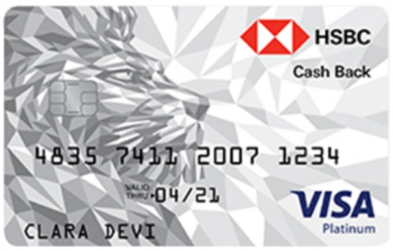 Kartu Kredit HSBC Platinum Cash Back
