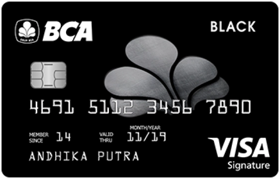 Kartu Kredit BCA Visa Black Signature