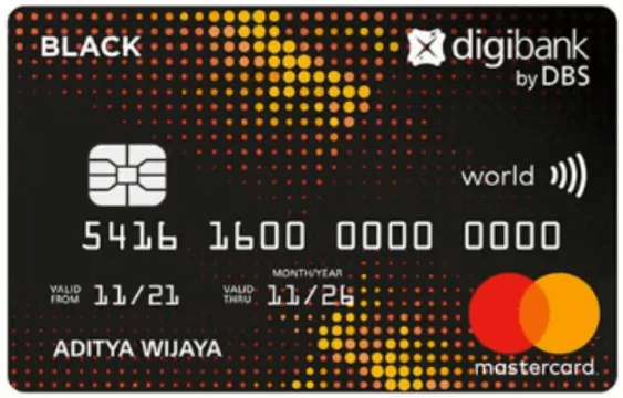 digibank Black Mastercard World Kartu Kredit
