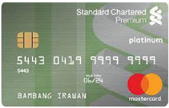 Kartu Kredit Standard Chartered MasterCard Premium
