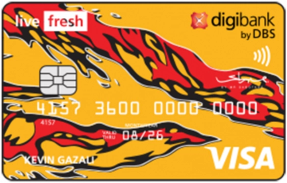 Kartu Kredit digibank Live Fresh