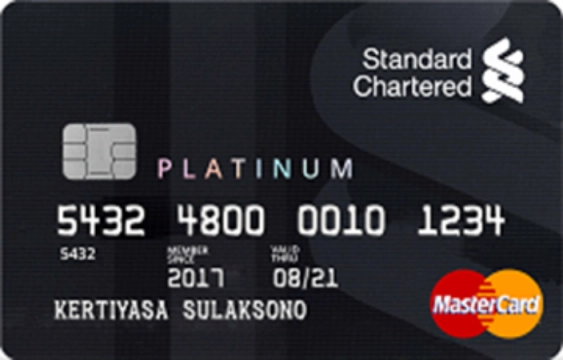 Kartu Kredit Standard Chartered MasterCard Platinum