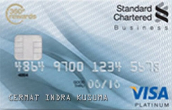 Kartu Kredit Standard Chartered Visa Business Card Platinum