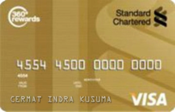 Kartu Kredit Standard Chartered Visa Gold