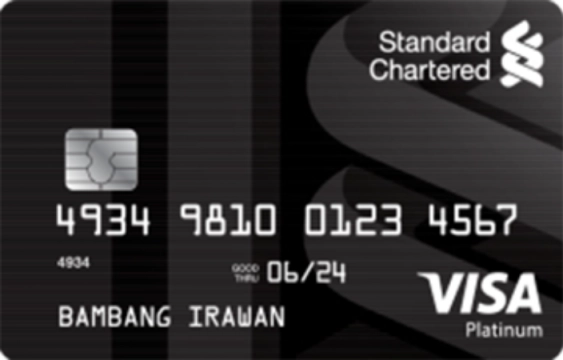 Kartu Kredit Standard Chartered Visa Platinum