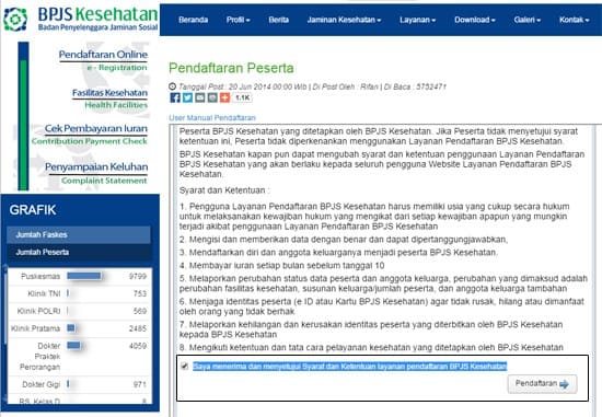 BPJS Kesehatan yaitu registrasi via online √ Kiat Pendaftaran Online BPJS Kesehatan