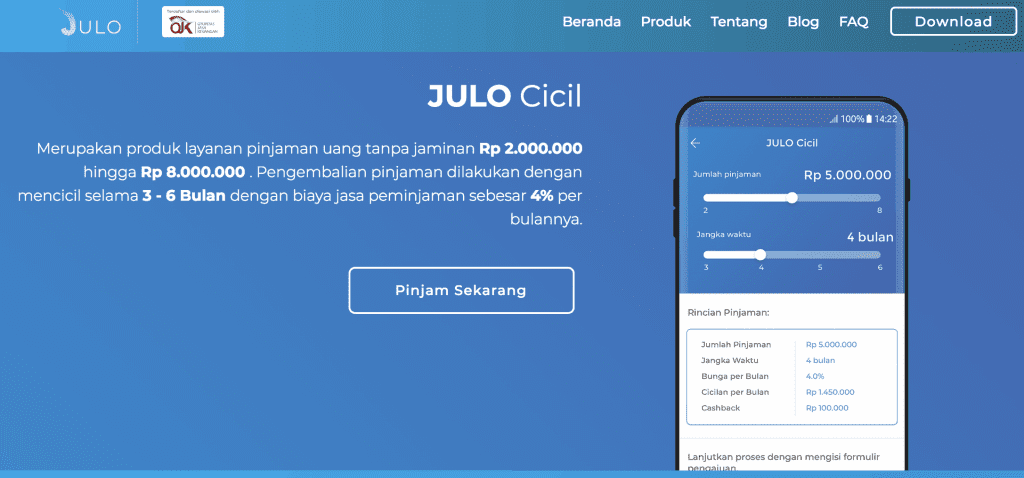 Julo Cicilan Tanpa Kartu Kredit