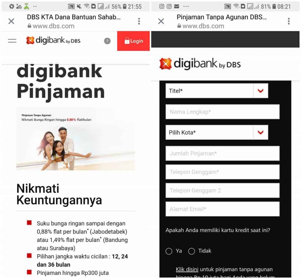 KTA DBS Digibank 2019