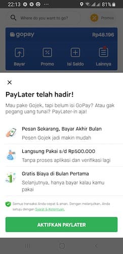 Pengalaman Paylater Gojek Pinjaman Tanpa Kartu Kredit Bunga 0 Pinjaman Online Investasi Keuangan Asuransi Duwitmu