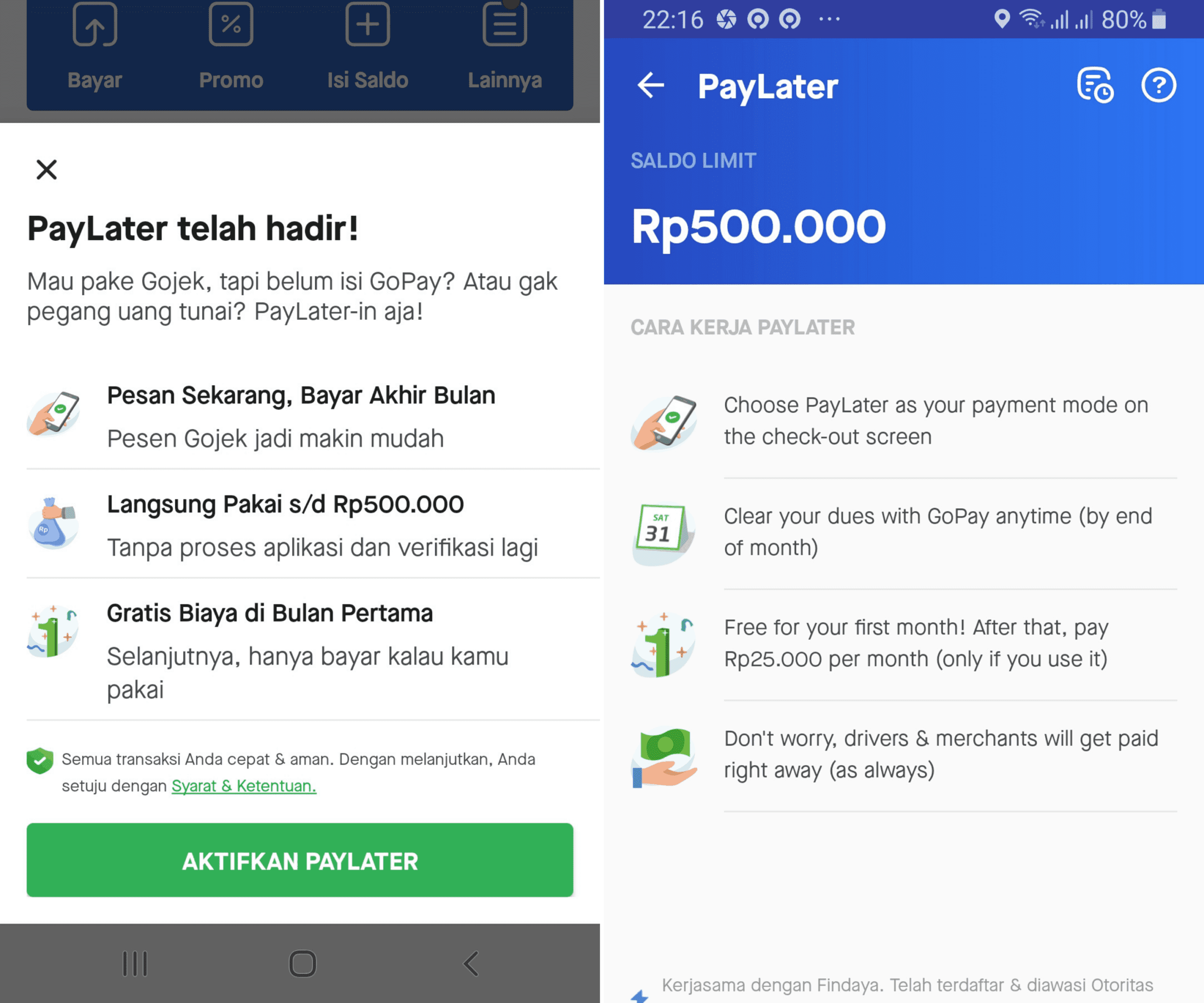 Pengalaman PayLater Gojek Pinjaman Tanpa Kartu Kredit ...