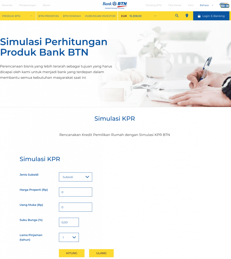 10 Simulasi KPR Bank Pinjaman Rumah (Mana Paling Kecil ...