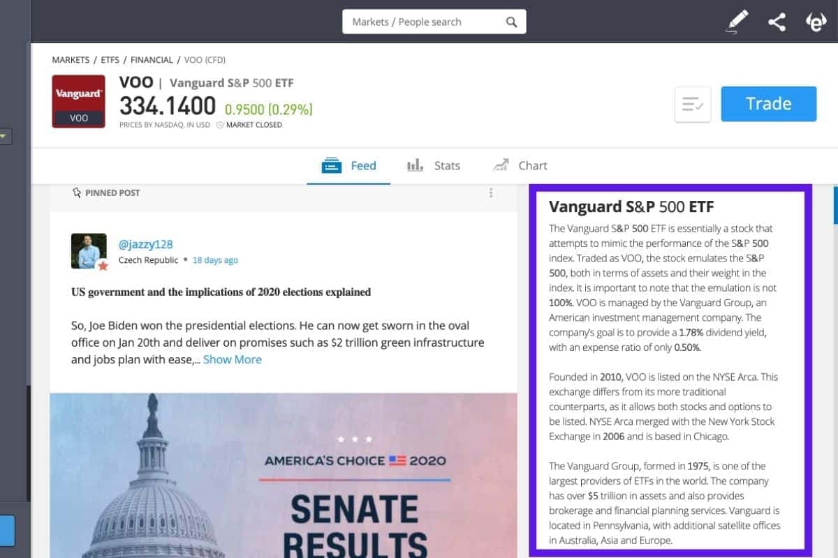 ETF S&P500 Vanguard