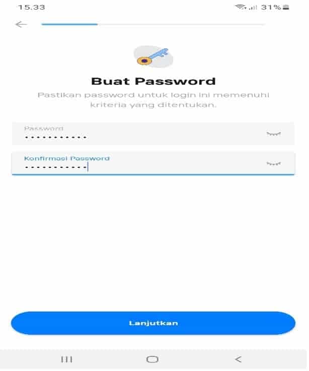Buat Password Mandiri