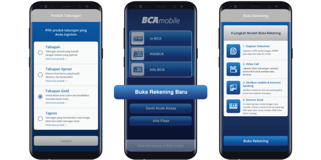 Cara Buka Rekening Online di BCA Mobile