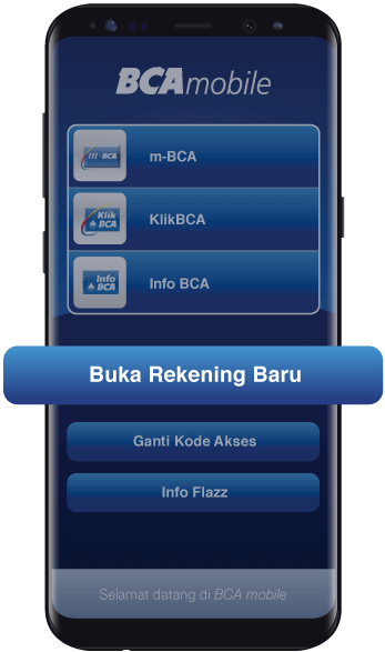 Buka Rekening Baru BCA Mobile